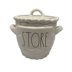 Rae Dunn Store Basket Style Canister